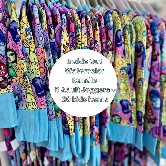 25 Piece Reseller Bundles Watercolor Emotions Print ONLY