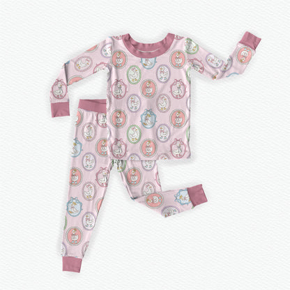 Puddles & Pearls Bamboo Long Sleeve Two Piece Pajama Set