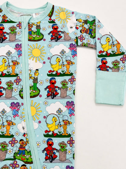 Sunny Day Pals Bamboo Zippy Pajamas