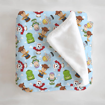 Toy Story Tiny People Minky Blanket