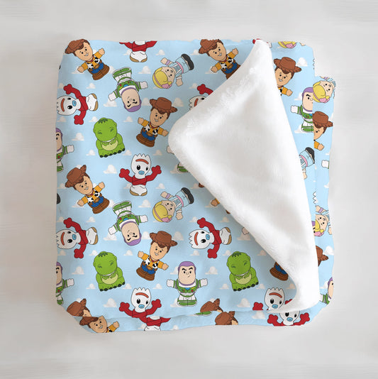 Toy Story Tiny People Minky Blanket