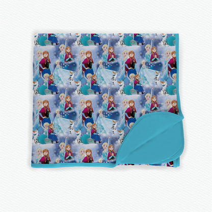 Frozen Adventure 50 x 50 Double Layered Bamboo Blanket
