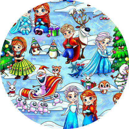Do You Wanna Build A Snowman? Bamboo Long Sleeve Dress