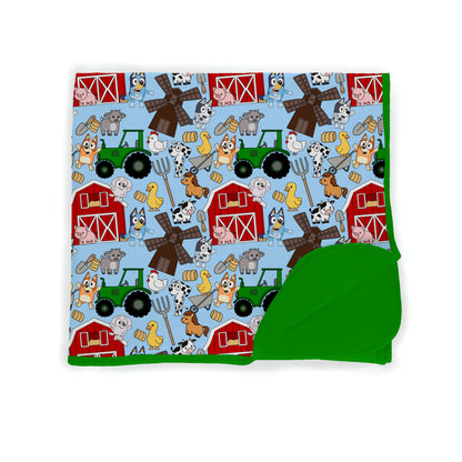 B-I-N-G-O Was His Name-o Triple Layered Bamboo Blanket