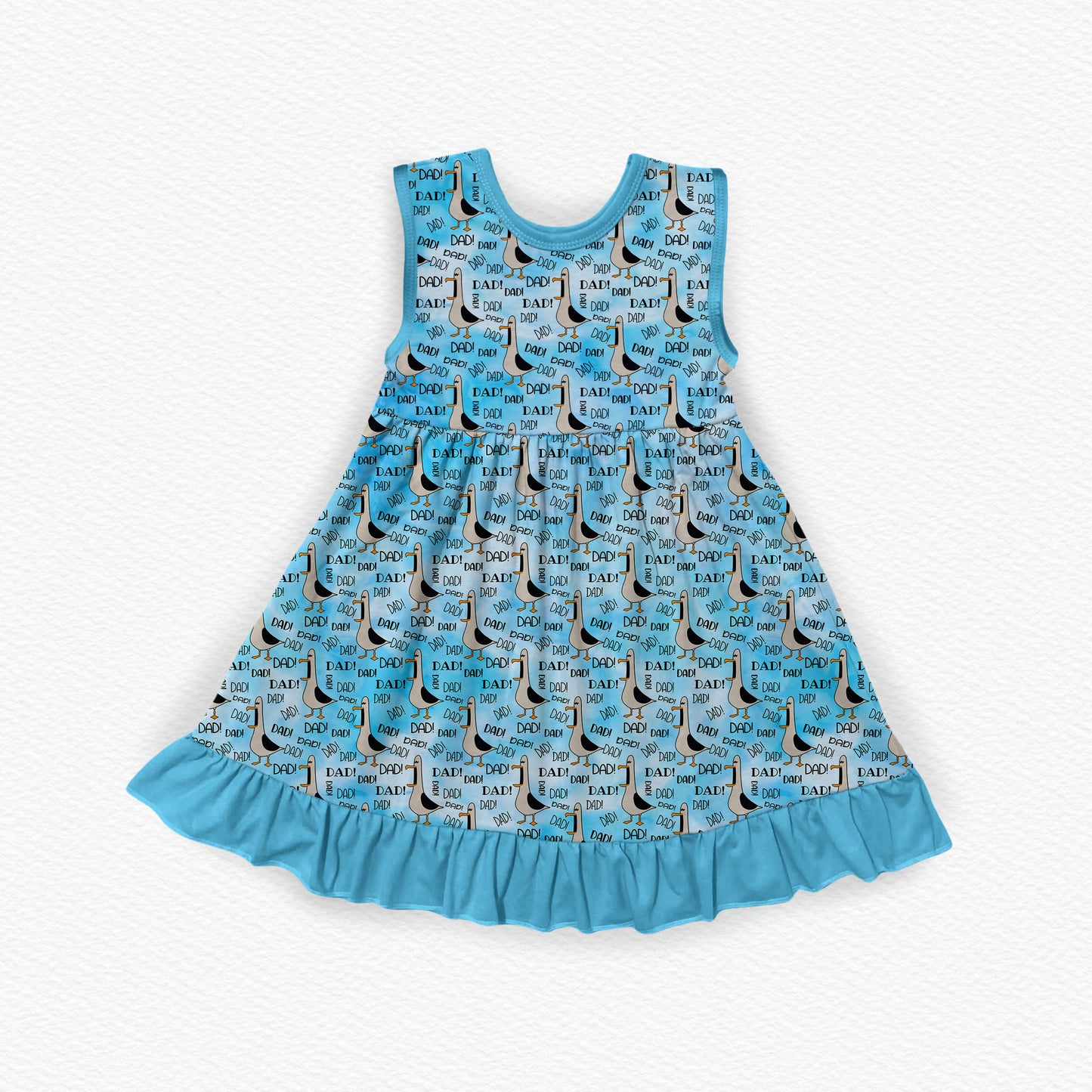 DAD! DAD! DAD! Bamboo Tank Ruffle Dress