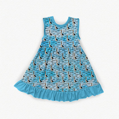 DAD! DAD! DAD! Bamboo Tank Ruffle Dress