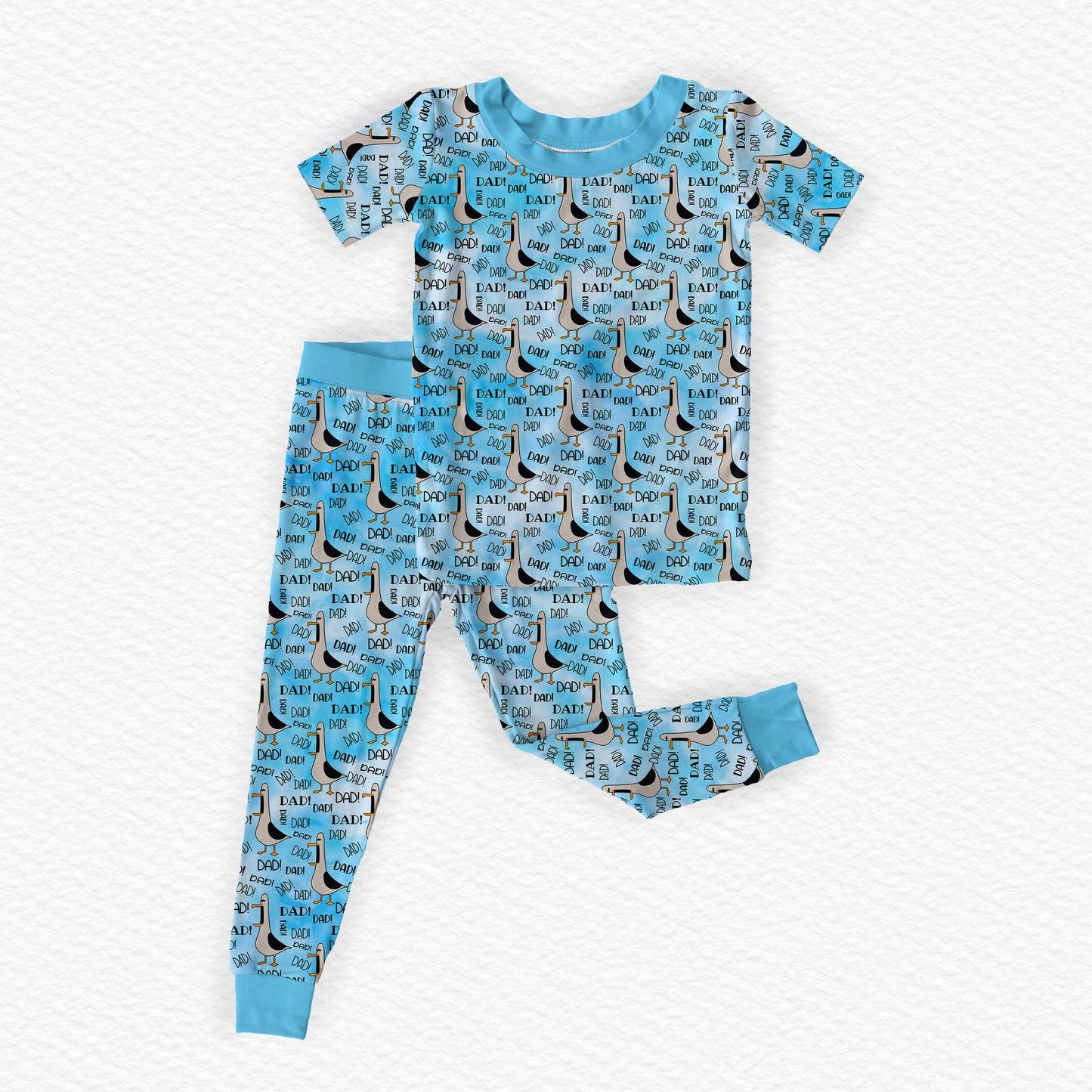 DAD! DAD! DAD! Bamboo Short Sleeve Two Piece Pajama Set