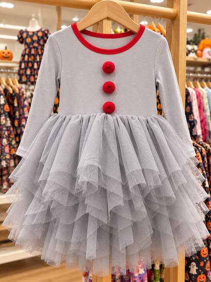 Pennywise Bamboo Long Sleeve Tulle Dress