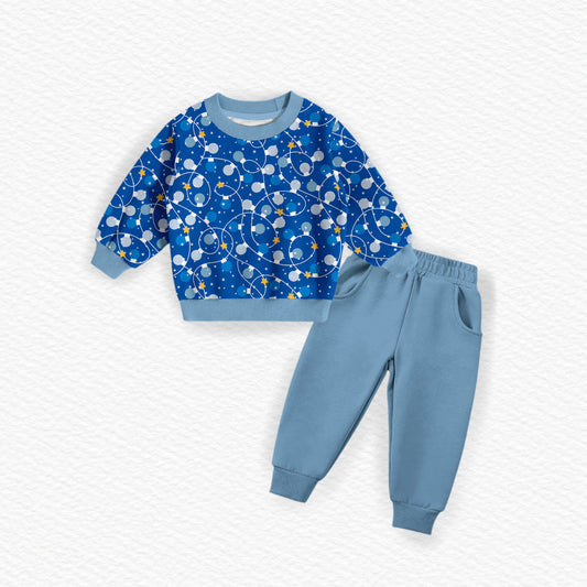Hanukkah Sameach! Bamboo Crewneck & Jogger Set