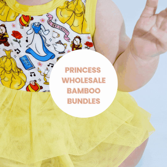 Reseller Bamboo Bundles PRINCESS PRINTS ONLY  - Children's Items