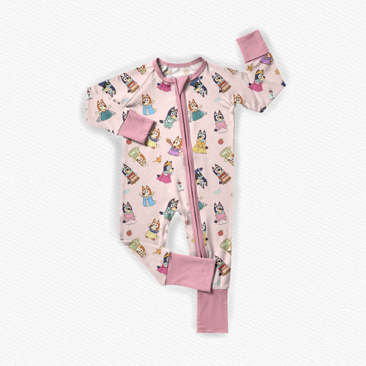 Happily Ever Heeler Bamboo Zippy Pajamas