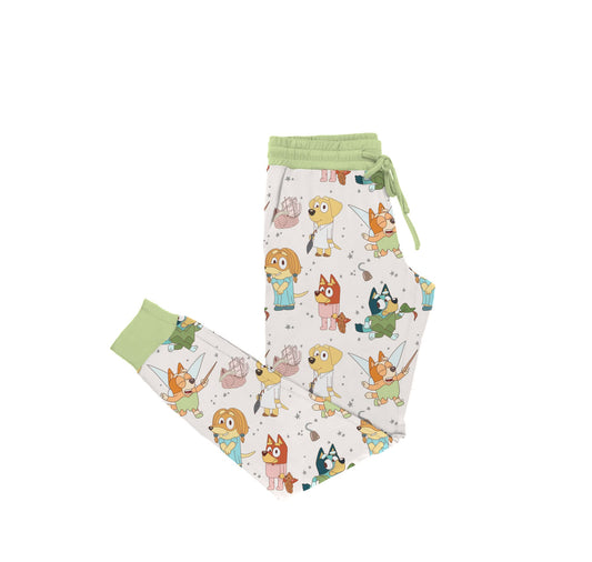 Heelers In Neverland Bamboo Adult Jogger Style Pants