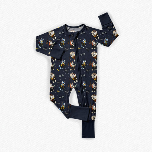 Yer A Wizard, Heeler! Bamboo Zippy Pajamas