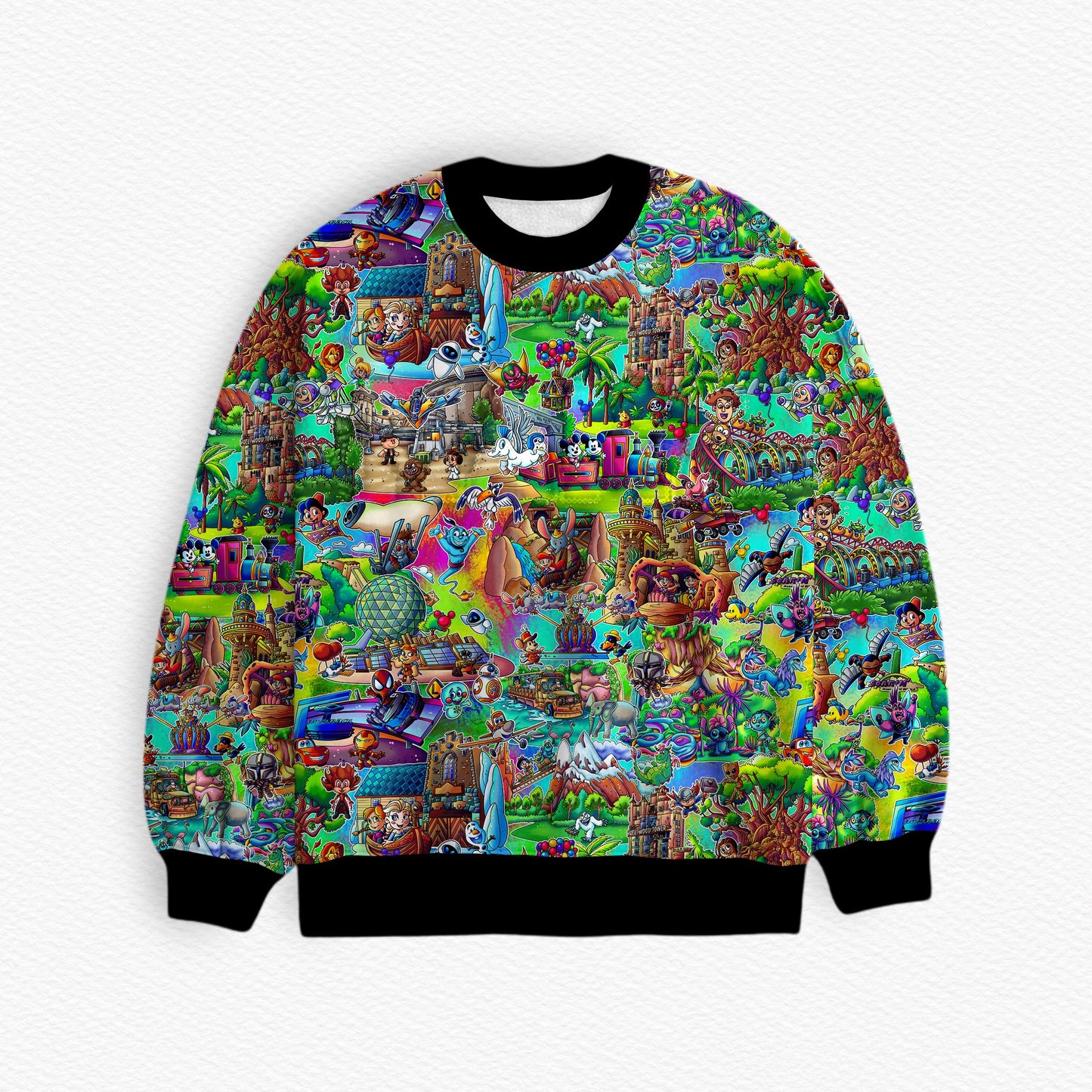 The Park Toons French Terry Bamboo Adult Crewneck Sweatshirt