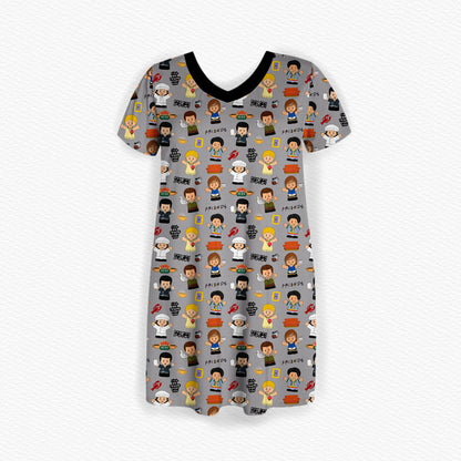 "PIVOT!" Tiny People Bamboo Women's Nightgown