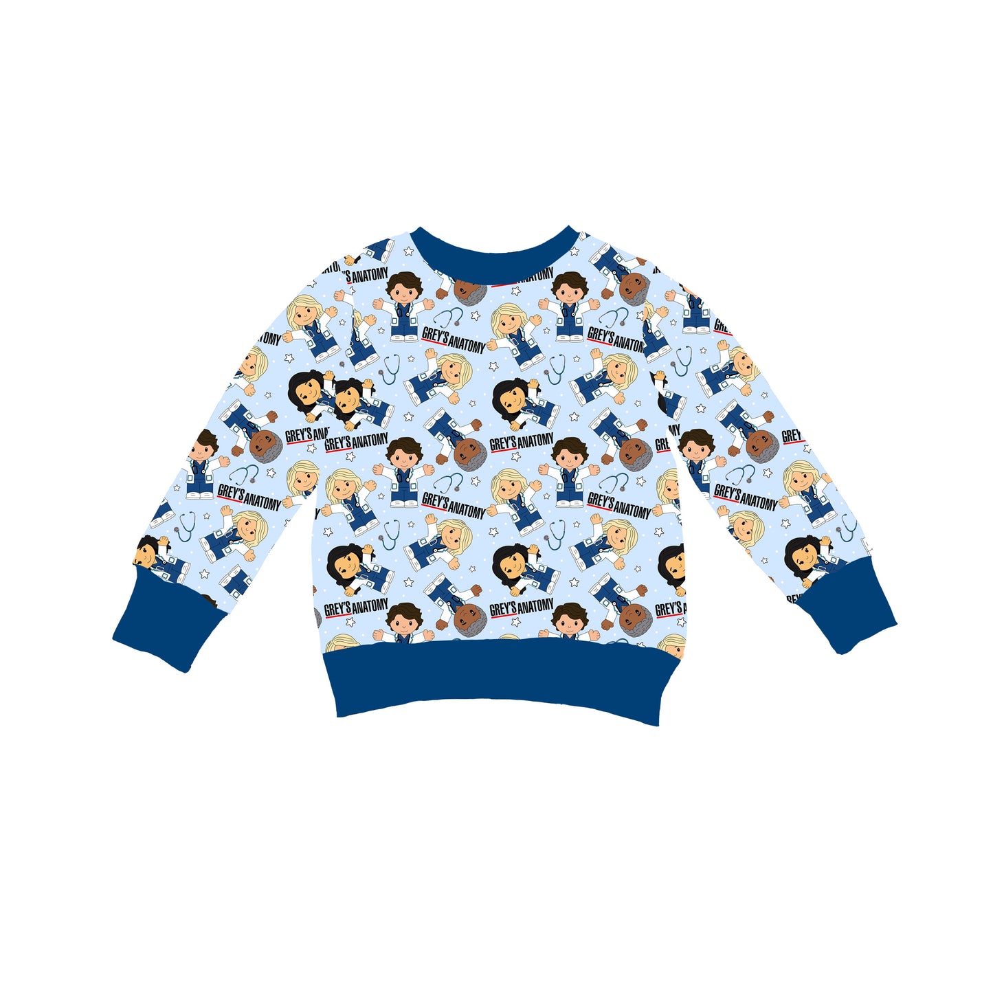 "Pick Me" Tiny People French Terry Bamboo Adult Crewneck Sweatshirt