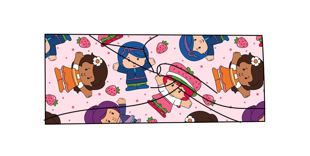 Shortcake Tiny People Bamboo Adult Headband