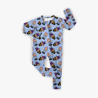 Blippi Tiny People Bamboo Zippy Pajamas