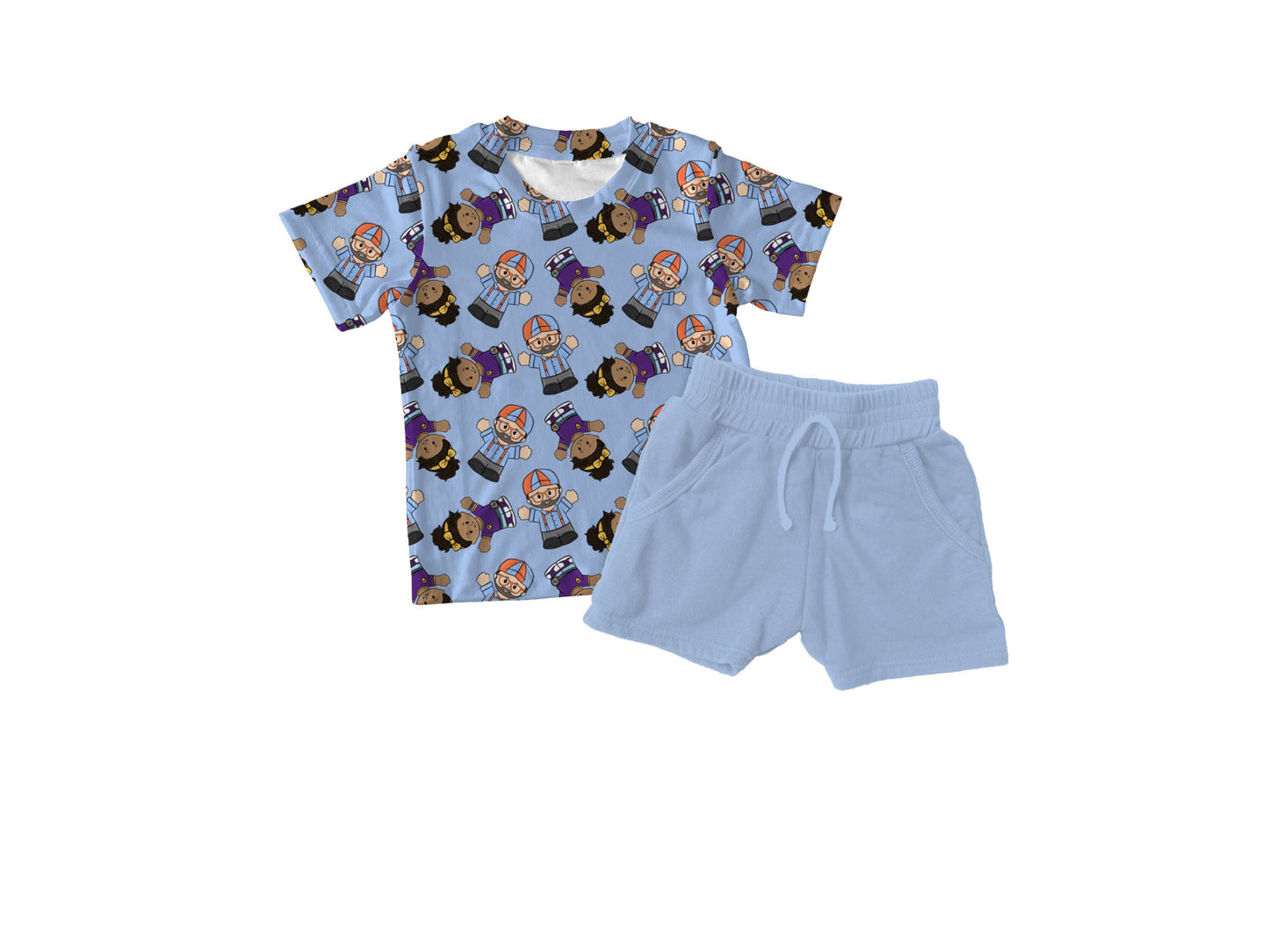 Blippi Tiny People Bamboo T-shirt & Shorts Set