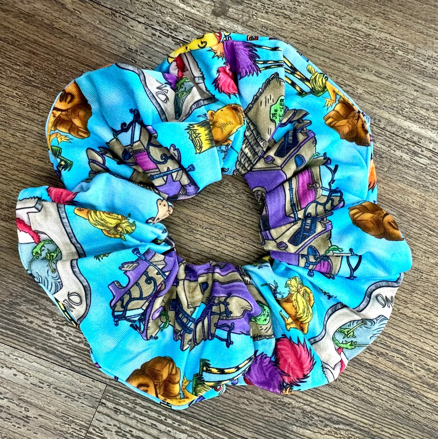 Seuss Bamboo Scrunchie