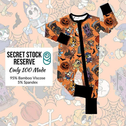 Heeler Halloween Bamboo Zippy Pajamas