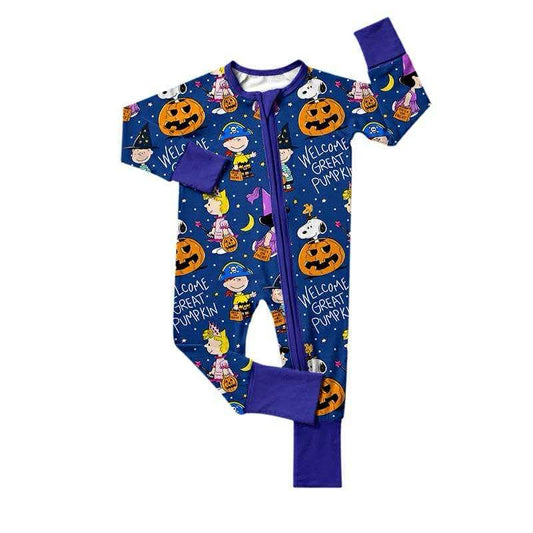Charlie Halloween Bamboo Zippy Pajamas