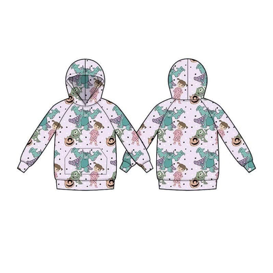 Monsters Halloween Bamboo Hoodie