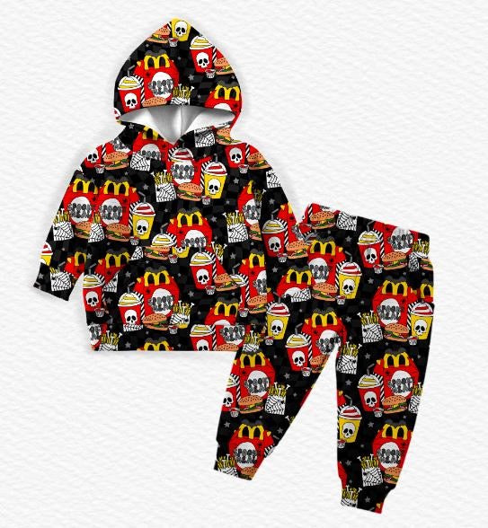Spooky Kid Bamboo Crewneck & Jogger Set