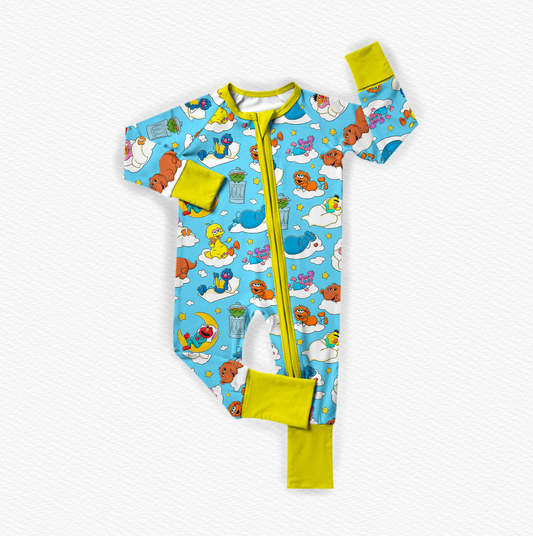 Snoozy Street Bamboo Zippy Pajamas