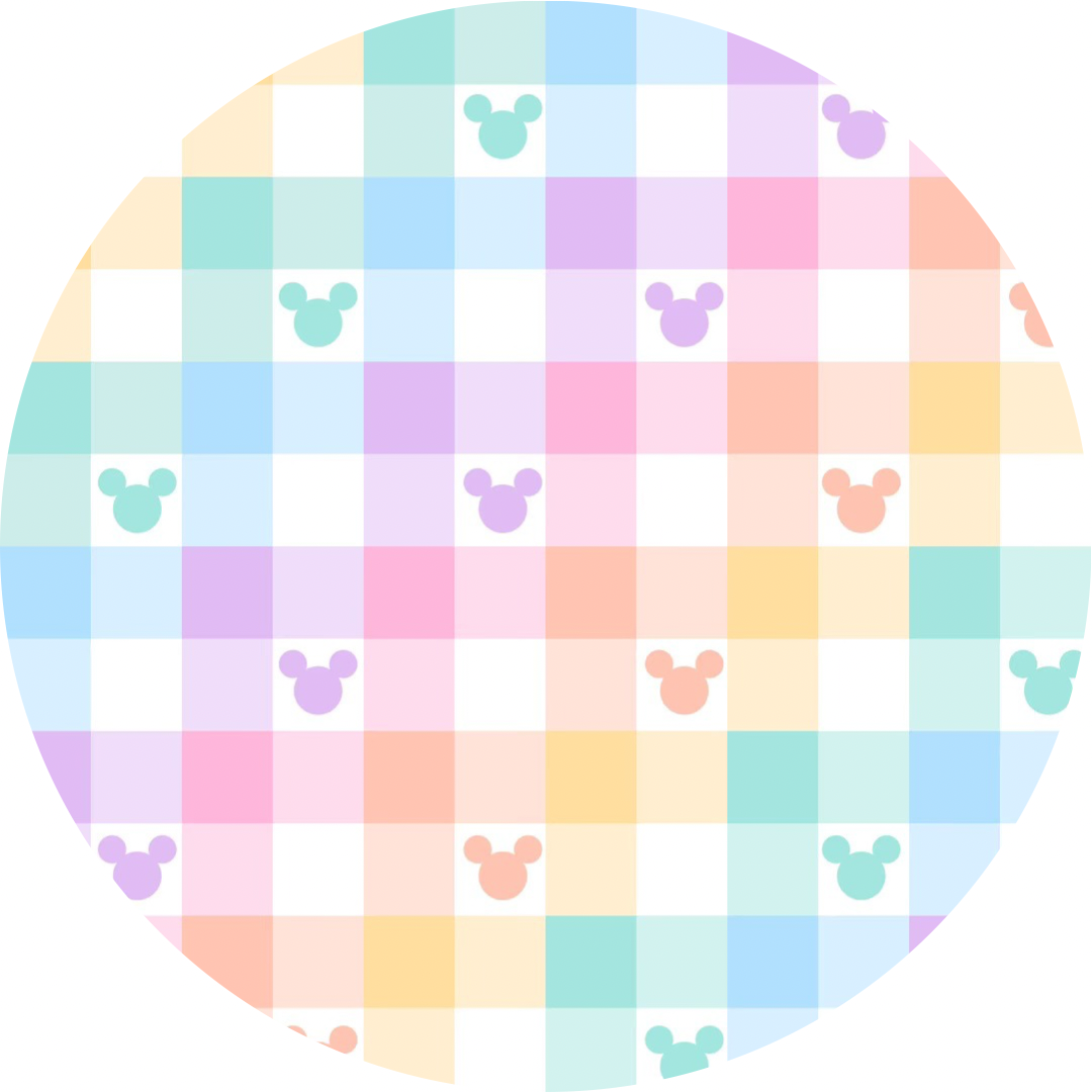 Checkered Pastels Bamboo Shortie