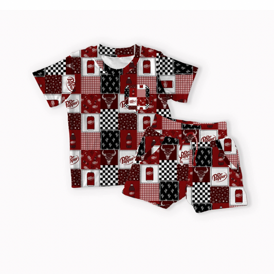 Dr. Pepper Bamboo Pocket Tee & Shorts Set