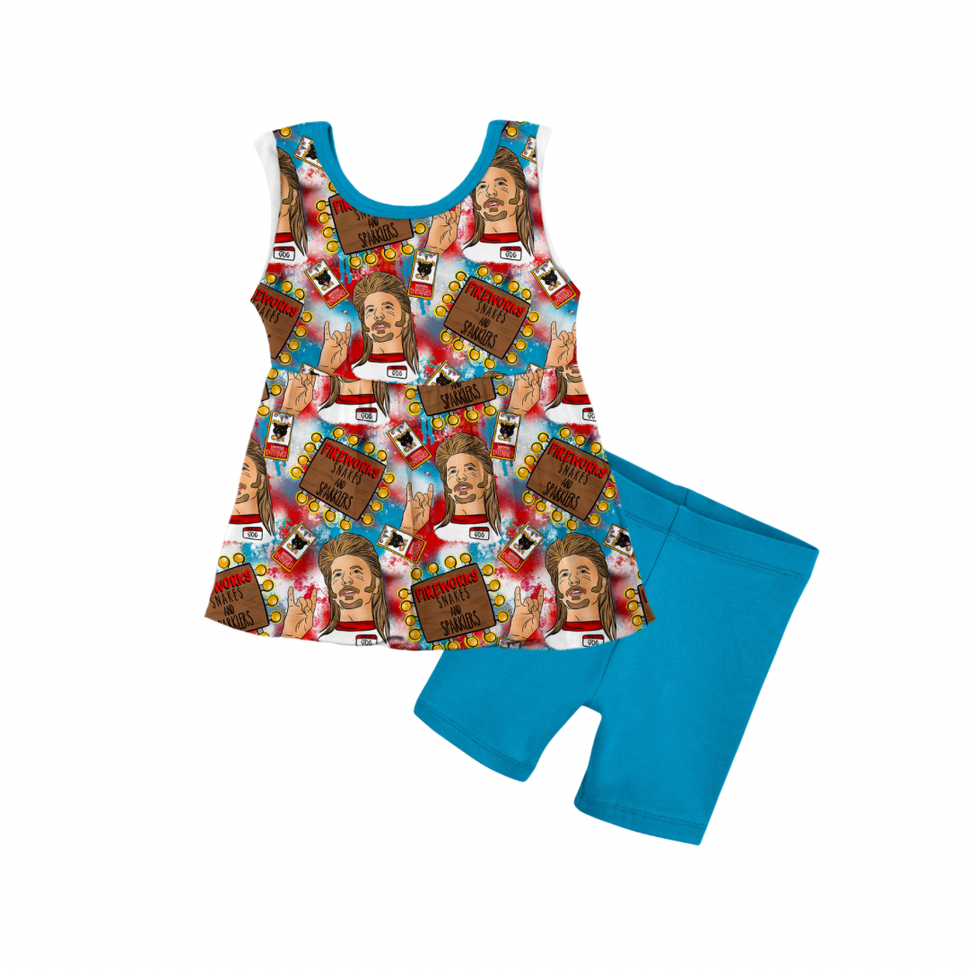 Life's A Garden, Dig It Bamboo Tank Peplum & Shorts Set