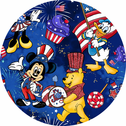 Red, White, and Magic Minky Blanket