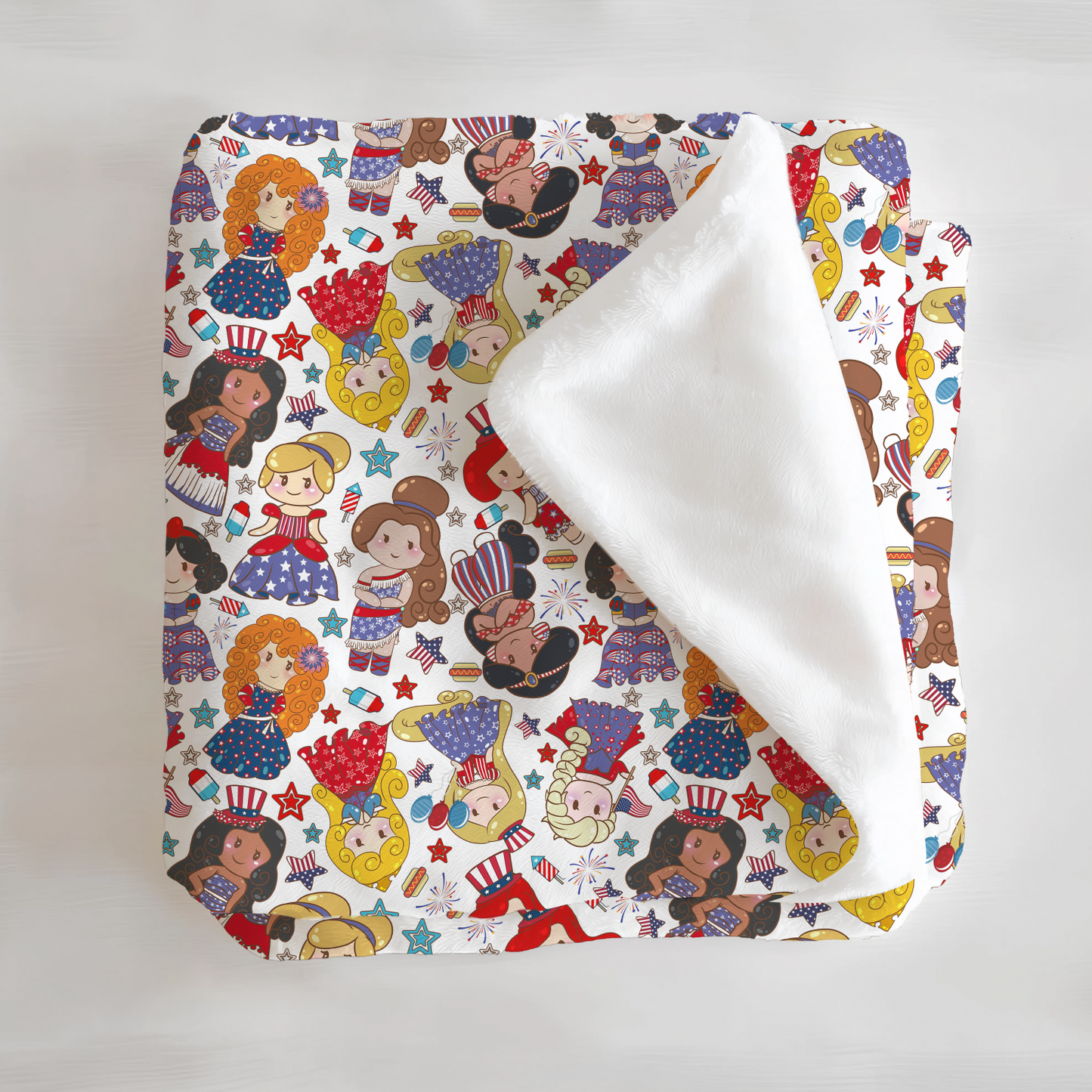 Firework Fairytale Minky Blanket