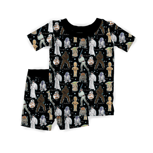 Upload Your Own File | CUSTOM BAMBOO | Bamboo Short Sleeve & Shorts Two Piece Pajama Set