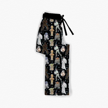 Galactic Dreams Bamboo Adult Straight Leg Style Pants