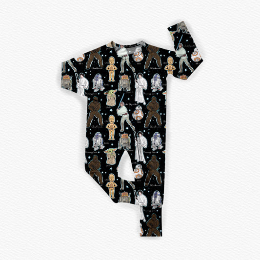 Galactic Dreams Bamboo Zippy Pajamas