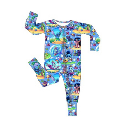 He Mele No Lilo Bamboo Zippy Pajamas