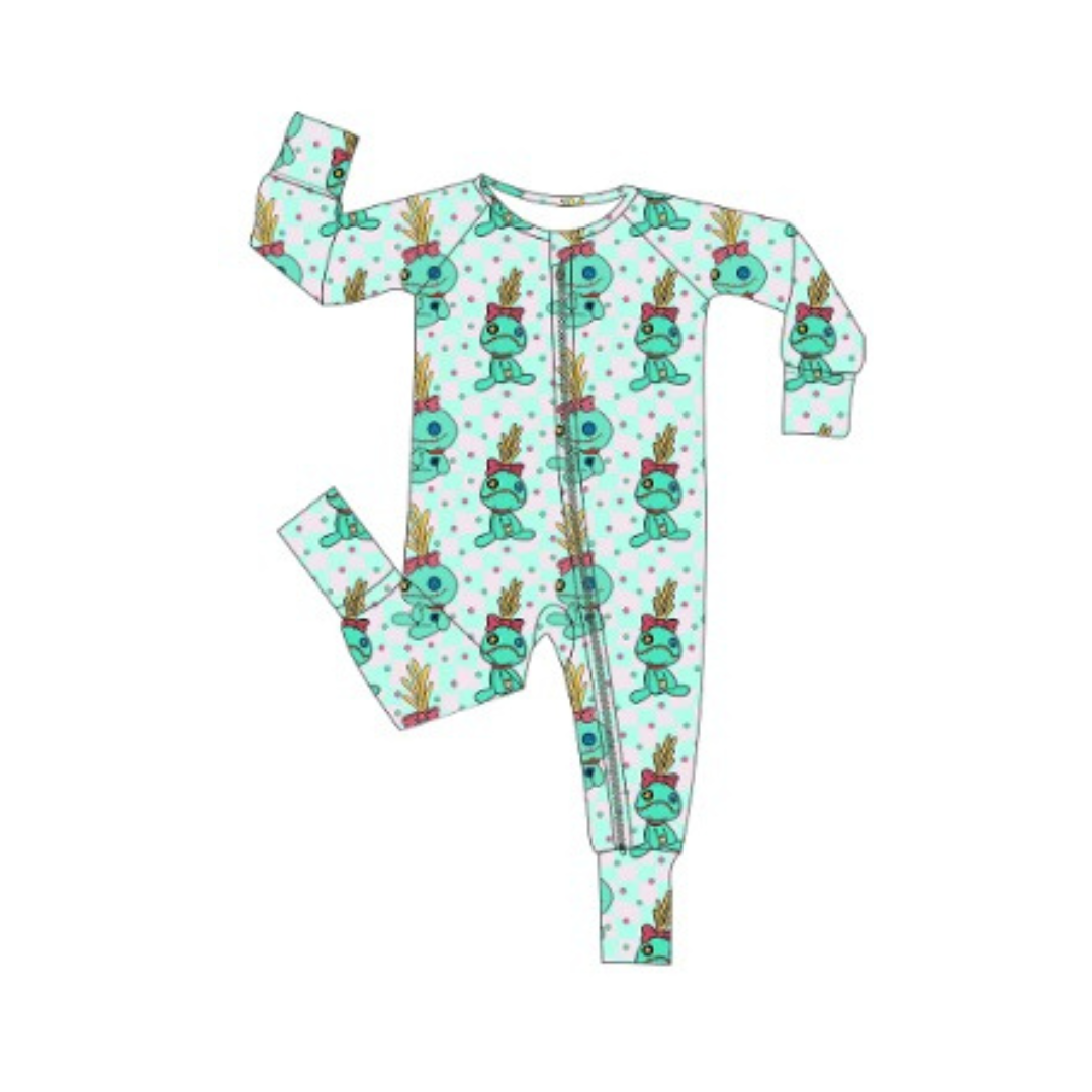 Big Headed Ragdoll Bamboo Zippy Pajamas