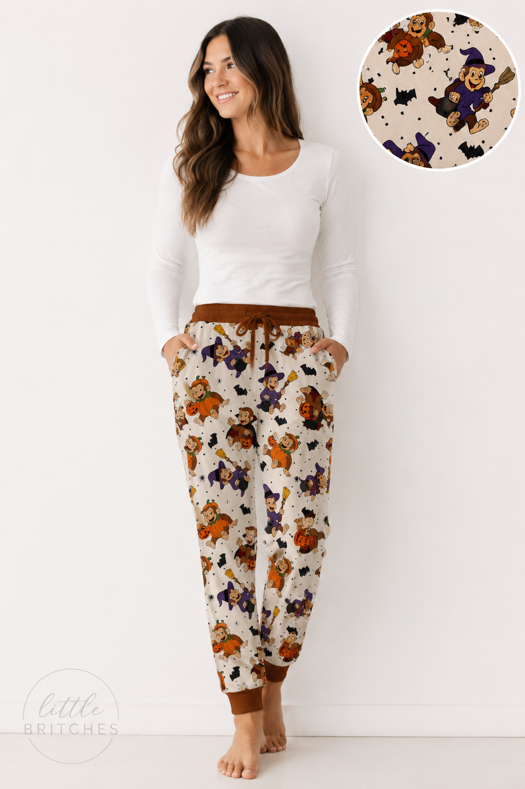 Monkey-Ween Bamboo Adult Jogger Style Pants