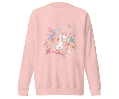 Marie Lightweight Bamboo Terry Adult Graphic Crewneck