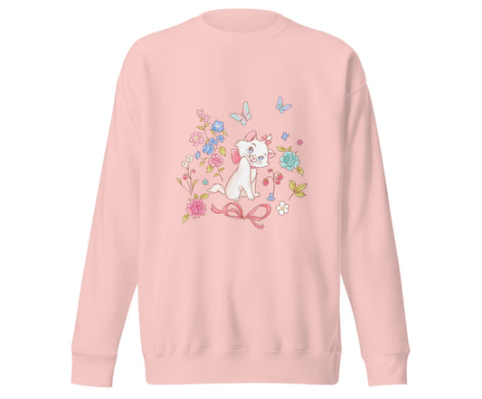 Marie Lightweight Bamboo Terry Adult Graphic Crewneck