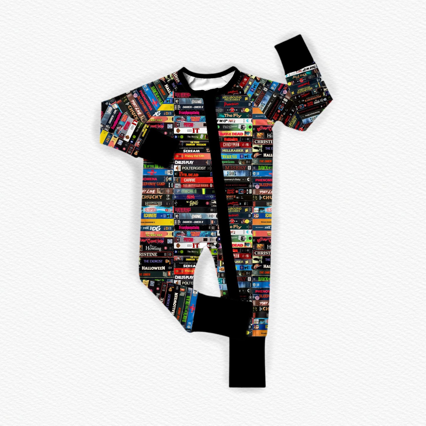Cinema Of Horrors Bamboo Zippy Pajamas