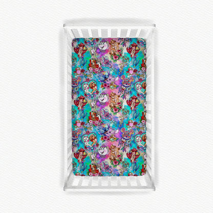 Love Is Magic Bamboo Crib Sheet