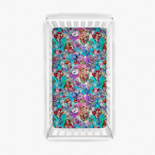 Love Is Magic Bamboo Crib Sheet