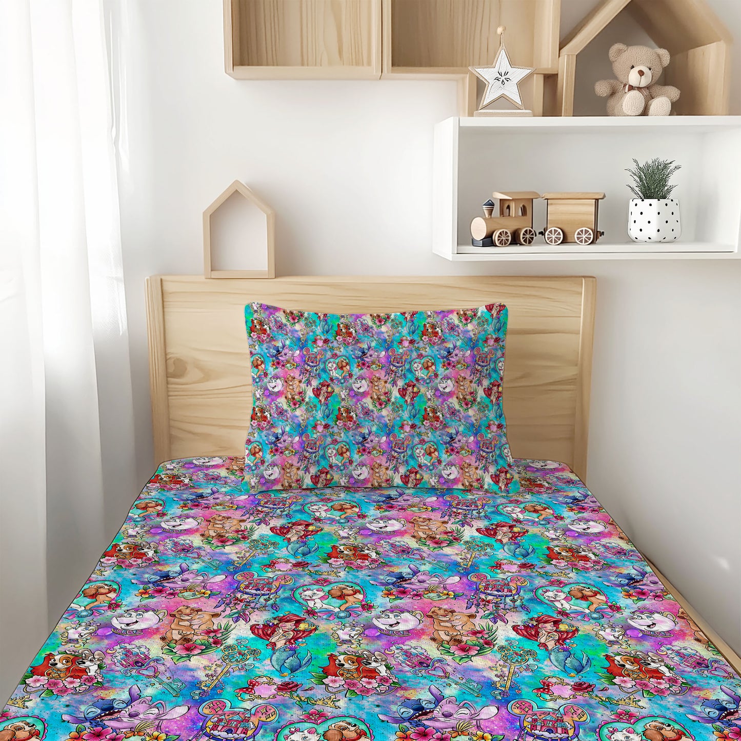 Love Is Magic Bamboo Twin Sheet & Pillowcase SET