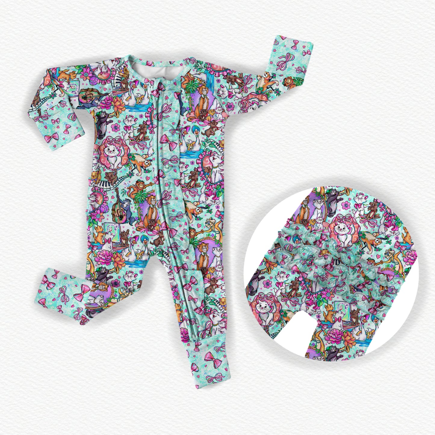 Because I'm A Lady Ruffle Bamboo Zippy Pajamas