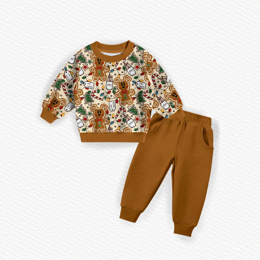 Milk & Cookies Bamboo Crewneck & Jogger Set