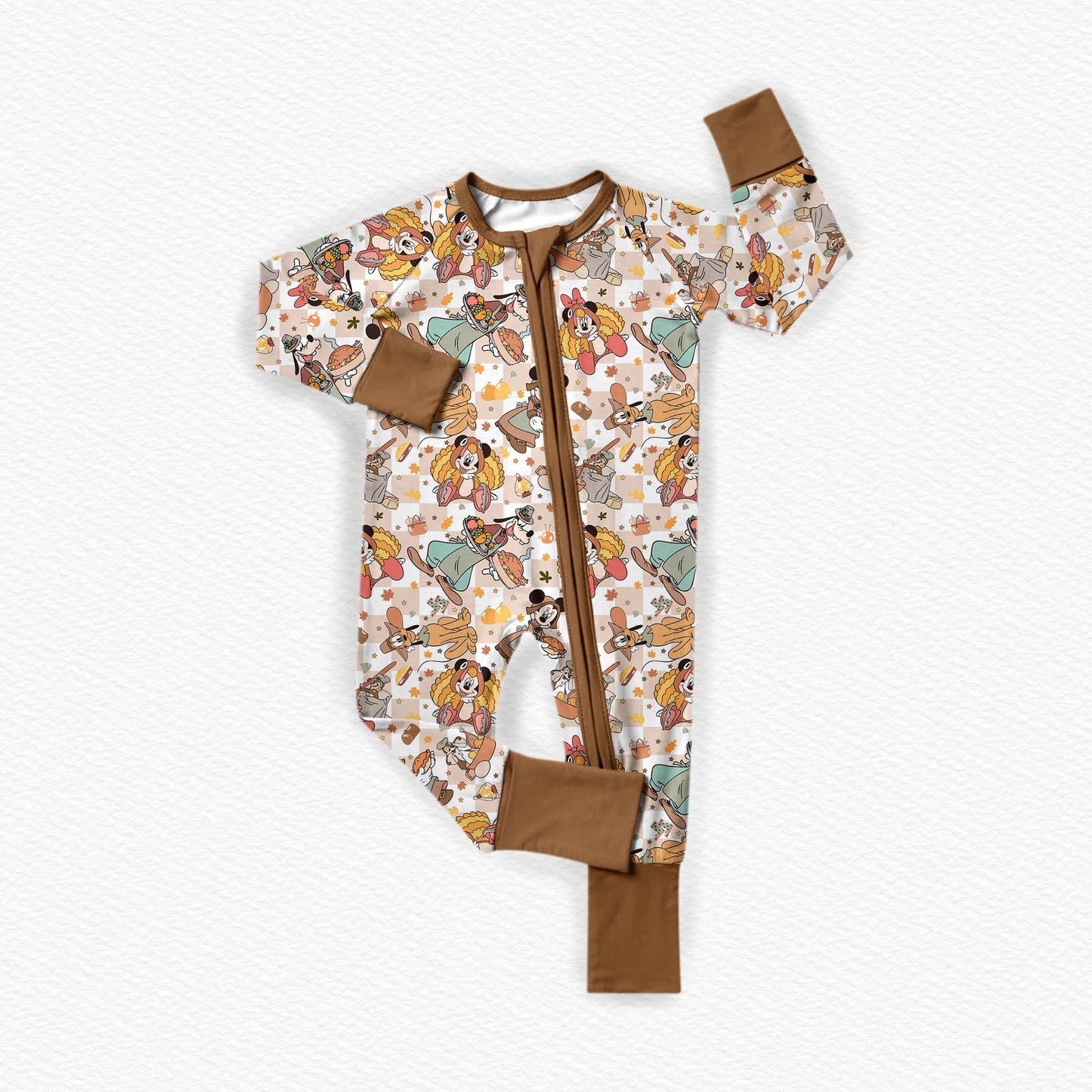 Mickey's Friendsgiving Bamboo Zippy Pajamas
