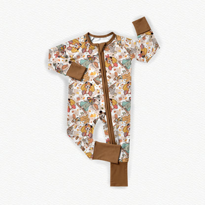 Mickey's Friendsgiving Bamboo Zippy Pajamas